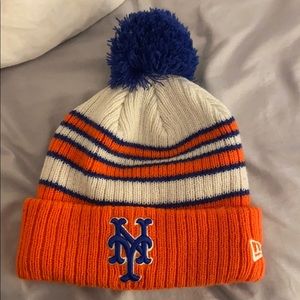 Mets beanie with pom pom